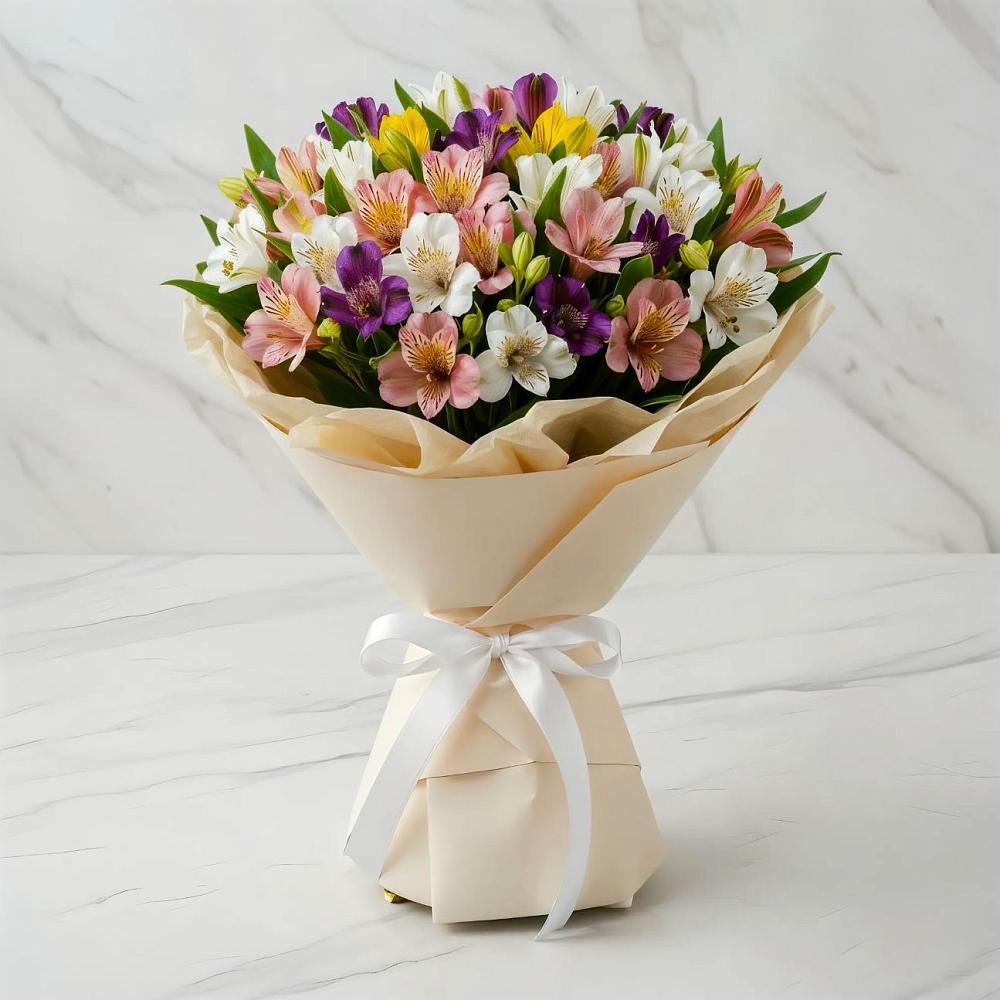 Букет цветов из: Альстромерии в Переяславке