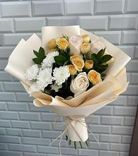Букет цветов из:  Розы и Хризантемы в Переяславке
