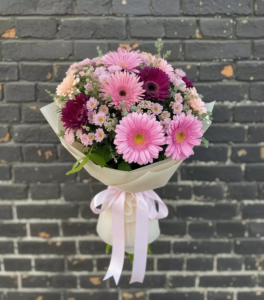 Букет цветов из: Герберы и Хризантемы в Переяславке