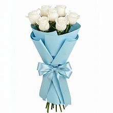 Букет 7 белых роз Проуд в Переяславке