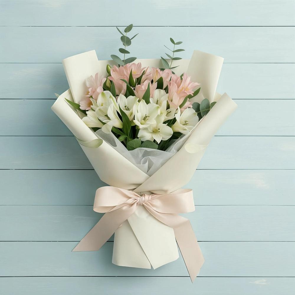 Букет цветов из: Альстромерии в Переяславке