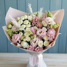 Букет цветов из:  Альстромерии и Розы в Переяславке